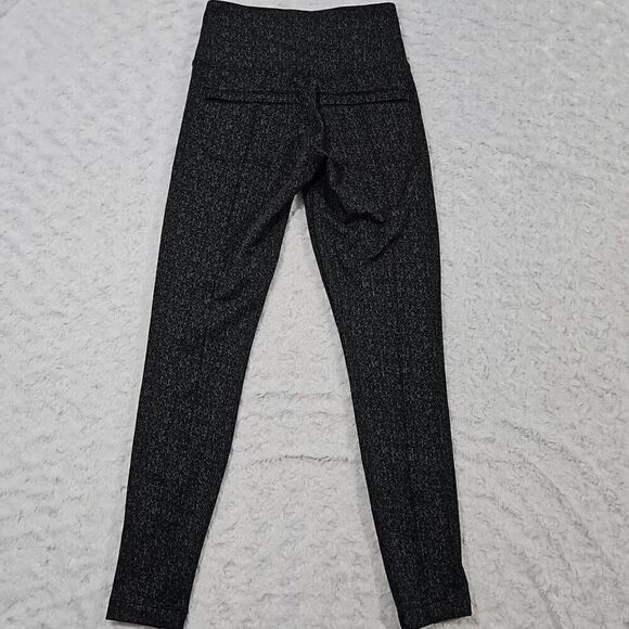 Athleta Womens Size XXS Delancey Textured Tight Black Grey new without tags - Picture 6 of 8